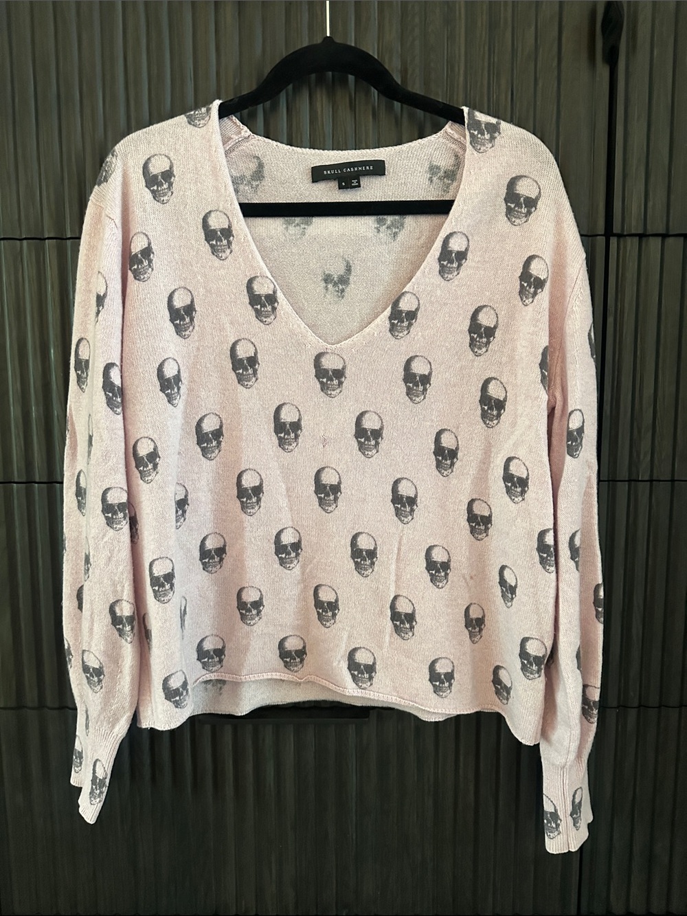 Skull Cashmere Pink Cashmere Pullover